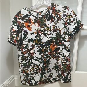 Club Monaco Multicolor Floral Top